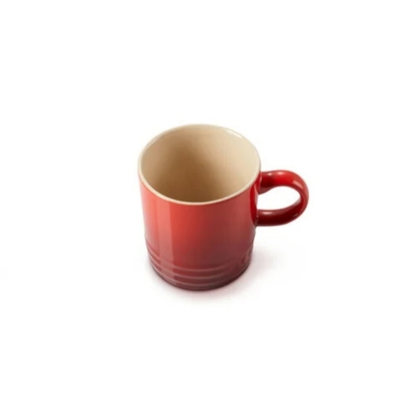 2 Le Creuset Cerise Red Espresso Mugs. NWOT - Picture 4 of 4